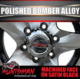 14" Trailer Caravan 6 Stud Polished Bomber Alloy Wheel & 18514 LT RA1100 A/T Commercial Tyre. 185 14