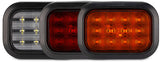 Roadvision BR161R Stop Tail Rectangle LED Rear Light Lamp Trailer Bus Truck 135x87mm 10-30V