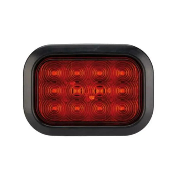 Roadvision BR161R Stop Tail Rectangle LED Rear Light Lamp Trailer Bus Truck 135x87mm 10-30V