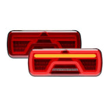 2x Roadvision BR360 LED Rear Combination Sequential Tail Light Stop/Tail/Ind/Rev/Fog 4wd Caravan Trailer