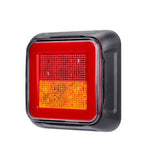 x2 Roadvision LED Rear Combination Tail Light 100x100mm Stop/Tail/Ind BR81LR