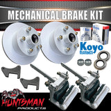 Galvanised Boat Trailer Caravan 10" Mechanical Disc Brake Kit + Japanese Koyo Bearings