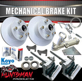 10" Galvanised Boat Trailer Mechanical Disc Brake & Coupling Kit. Japanese Koyo Bearings