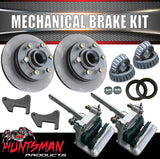 12" Parallel 1600Kg Trailer Caravan Mechanical Disc Brake kit. 6 Stud 6/139.7 PCD