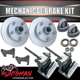 12" 5 Stud Landcruiser Pattern 5/150 PCD Marine Grade Trailer Mechanical Disc Brake Kit