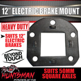 2x 50mm Axle Weld On Trailer Caravan Brake Mount Suit 12" Electric Brakes