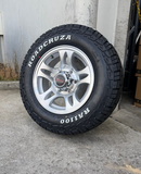16" 6 Stud Bullet Caravan Trailer Alloy Mag Rim & 225/75R16 LT RA1100 AT TYRE