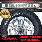 16" 6 Stud Bullet Caravan Trailer Alloy Mag Rim & 225/75R16 LT RA1100 AT TYRE