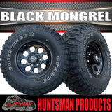 15x8 Black Mongrel Alloy Mag Wheel 6/139.7 PCD & 32x11.5R15 Comforser Mud Tyre 32 11.5 15