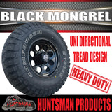 15x8 Black Mongrel Alloy Mag Wheel 6/139.7 PCD & 35x12.5R15 Comforser Mud Tyre 35 12.5 15