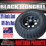 15x8 Black Mongrel Alloy Mag Wheel 6/139.7 PCD & 32x11.5R15 Comforser Mud Tyre 32 11.5 15