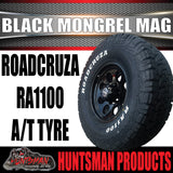 16x8 Black Mongrel Mag Rim 6/139.7 PCD & 265/75R16 Roadcruza RA1100 A/T Tyre 265 75 16
