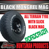 16x8 Black Mongrel Mag Rim 6/139.7 PCD & 265/75R16 Roadcruza RA1100 A/T Tyre 265 75 16