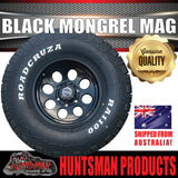 16x8 Black Mongrel Mag Rim 6/139.7 PCD & 265/75R16 Roadcruza RA1100 A/T Tyre 265 75 16