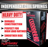 Huntsman Products Caravan Trailer Independent Suspension HP1650 Coils. Max 1800kg Per Pair