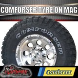 16X8 GT Alloy Mag Wheel Rim & 235/85R16 Comforser Mud Tyre 235 85 16