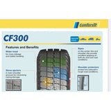 185R14C 102/100Q Comforser CF300 14" Commercial Whitewall Tyre. 25mm White Line 185 14