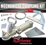 10" Trailer Mechanical Disc Brake & Coupling Kit Caravan. Natural S.G Cast Discs