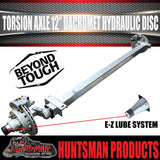 4000Kg Tandem Boat Trailer Torsion Bar Independent Suspension Kit. 12'' Disc Brakes