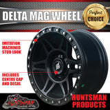 17x9 Delta Mag Wheel 4WD 6/139.7 pcd +18 Offset suit Ranger Hilux Triton etc