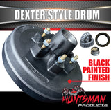 2x 12" 2T 6 Stud Dexter Style Caravan Trailer Electric Brake Drum & Bearing Set