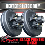 12" 2000Kg Trailer Caravan Electric Drum Brake Kit Suit Dexter & Holroyd.  No Brake Mounts
