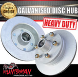 12" Trailer Caravan Dacromet 6 Stud Hydraulic Disc Brake Kit. Stainless Steel Pistons