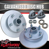 12" 5 Stud Landcruiser Pattern 5/150 PCD Marine Grade Trailer Mechanical Disc Brake Kit