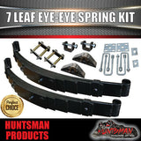 DIY Trailer Kit 1400Kg Rated. Hydraulic drum Braked Eye to Eye Springs. Axles 64" - 77"