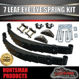 DIY 1400KG Trailer Kit. eye to Eye Springs Electric Drum Brake. Axles 64" - 77"