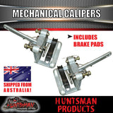 DIY 1400Kg Boat Jet Ski Trailer Kit. Slipper Springs Mechanical Disc Brakes, Axles 64" - 77"