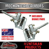 DIY 2000KG Caravan Boat Trailer Kit. Eye To Eye Springs L/C 12" Mechanical Disc Brakes