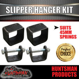 DIY 1400KG HYDRAULIC 12" LANDCRUISER PATTERN DISC BRAKED TRAILER KIT. SLIPPER SPRINGS.