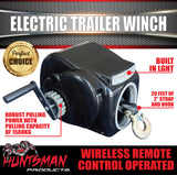 Lite Cruiser Electric Boat Trailer Winch + Remote to 7.3M 4536Kg Boat 6.1m Strap