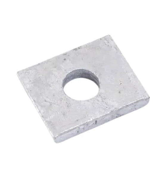 1x Galvanised Finish Trailer Caravan Spring Axle Pad Packer 40mm x 50mm x 8mm