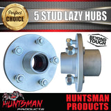 X2 Galvanised Boat Trailer Caravan Hubs suit Holden HT 5/108 PCD & S/L Bearings. Marine Seals