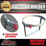 4.5Kg Toggle Latched Lockable Gas Ring Holder for Caravan Trailer Camper