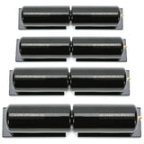 4x Heavy Duty 5" Steel Weld On Barrel Hinge For Gates Trucks Trailers Boxes