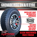 15" 6 Stud Grenade Caravan Trailer Alloy Mag Rim & 235/75R15 LT Tyre 1250KG