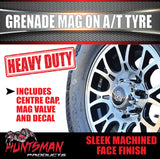 15" 6 Stud Grenade Caravan Trailer Alloy Mag Rim & 235/75R15 LT Tyre 1250KG