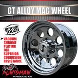 16" GT Vacuum Chrome Alloy Mag Wheel & 245/75R16 Comforser CF3000 Mud Tyre