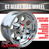 16X8 -20 Offset Chrome Vacuum GT Alloy Wheel 4WD 6/139.7 pcd suits Patrol Landcruiser