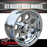16X8 -20 Offset Chrome Vacuum GT Alloy Wheel 4WD 6/139.7 pcd suits Patrol Landcruiser