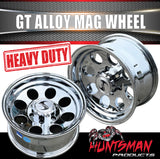 16X8 -20 Offset Chrome Vacuum GT Alloy Wheel 4WD 6/139.7 pcd suits Patrol Landcruiser