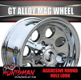 16X8 -20 Offset Chrome Vacuum GT Alloy Wheel 4WD 6/139.7 pcd suits Patrol Landcruiser