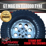 17x9 GT Alloy Mag Wheel & 265/65R17 Roadcruza RA8000 Rugged Terrain Tyre 6/139.7 PCD