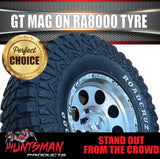 17x9 GT Alloy Mag Wheel & 265/65R17 Roadcruza RA8000 Rugged Terrain Tyre 6/139.7 PCD
