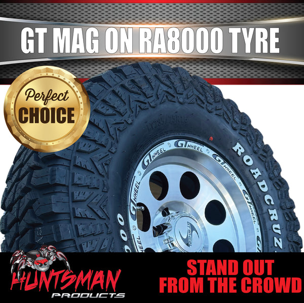 17x9 GT Alloy Mag Wheel & 265/65R17 Roadcruza RA8000 Rugged Terrain Tyre 6/139.7 PCD