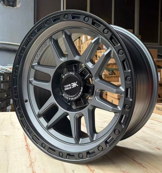 17x8.5 Gunmetal Blaze Mag Wheel 6/139.7 pcd +12 Offset suit Ranger Hilux Triton etc