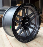 17x8.5 Gunmetal Blaze Mag Wheel 6/139.7 pcd +12 Offset suit Ranger Hilux Triton etc